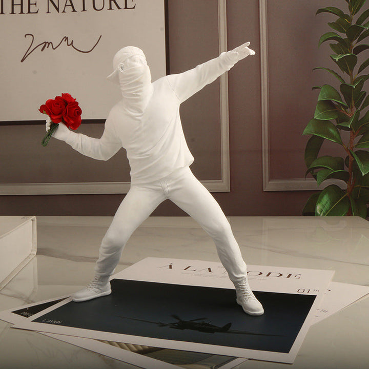 Stornfield | Banksy Flower Rioter Ornament