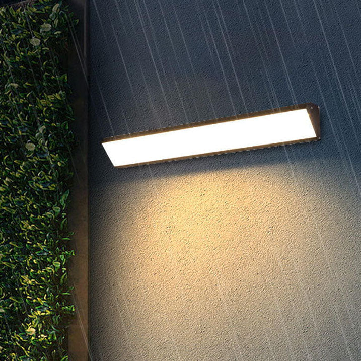 Modern Outdoor Long Bar Aluminum Acrylic Waterproof LED Wall Sconce Lamp | Stornfield