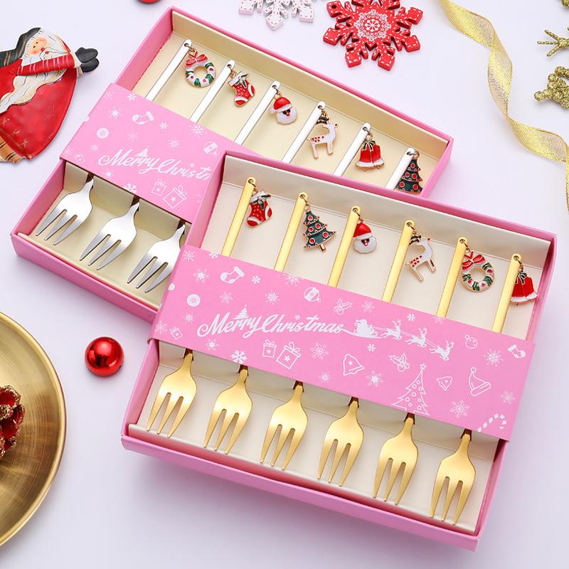 Christmas Decorations for Home - Christmas Metal Spoon Gift Set | Stornfield