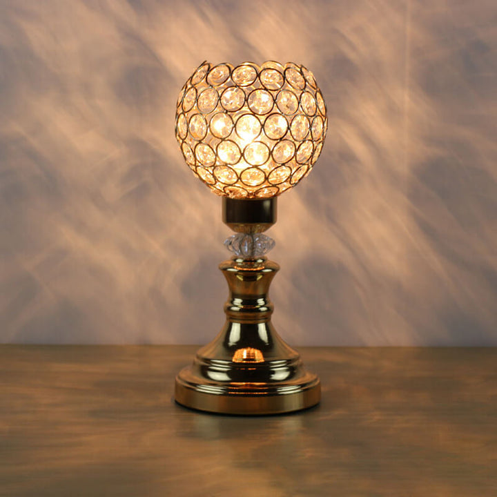 Stornfield | European Luxury Crystal Ball Art 1-Light Table Lamp
