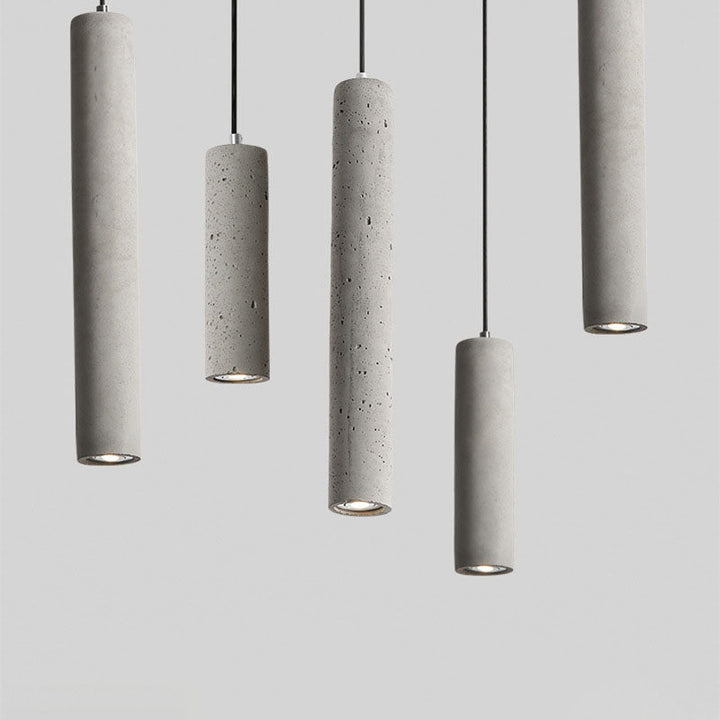 Stornfield | StoneCast Industrial Concrete Cylindrical Sconce | 1-Light | Smooth or Rough Surface
