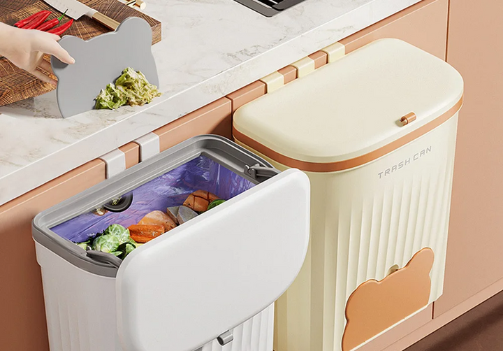 EcoBin Kitchen & Bathroom Wall Trash Can – 8.5L / 12L with Lid Stornfield