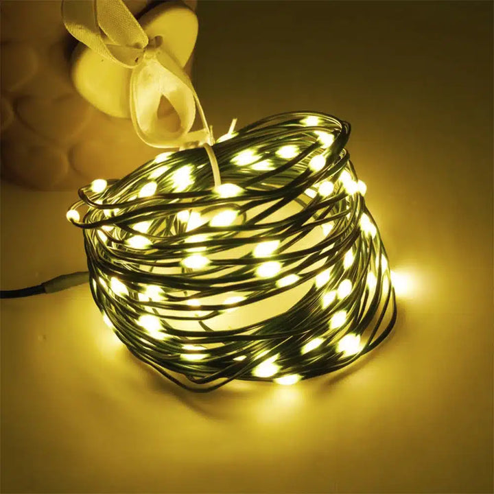 LED string lights with remote control and 8 light settings – 30/40/50 meters – | Stornfield