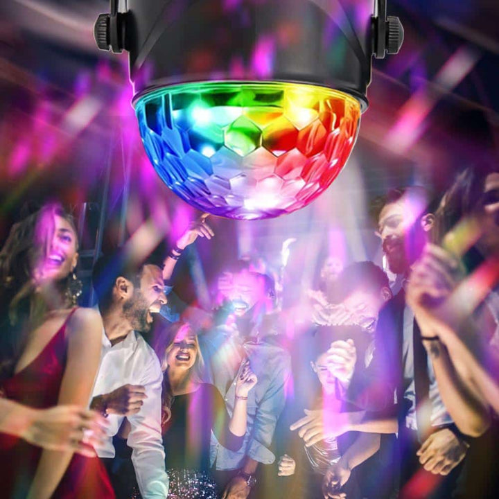 Rotating LED disco ball with remote control | Stornfield