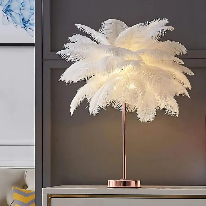 Atmospheric Feather Palm Tree Lamp - LumaPalm | Stornfield