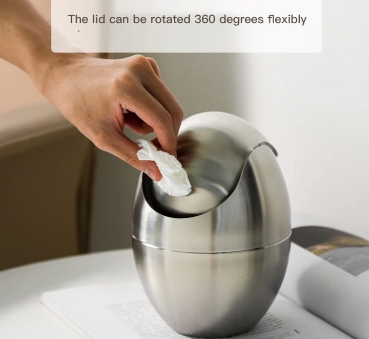 LuxBin Mini Trash Can made of Stornfield Stainless Steel
