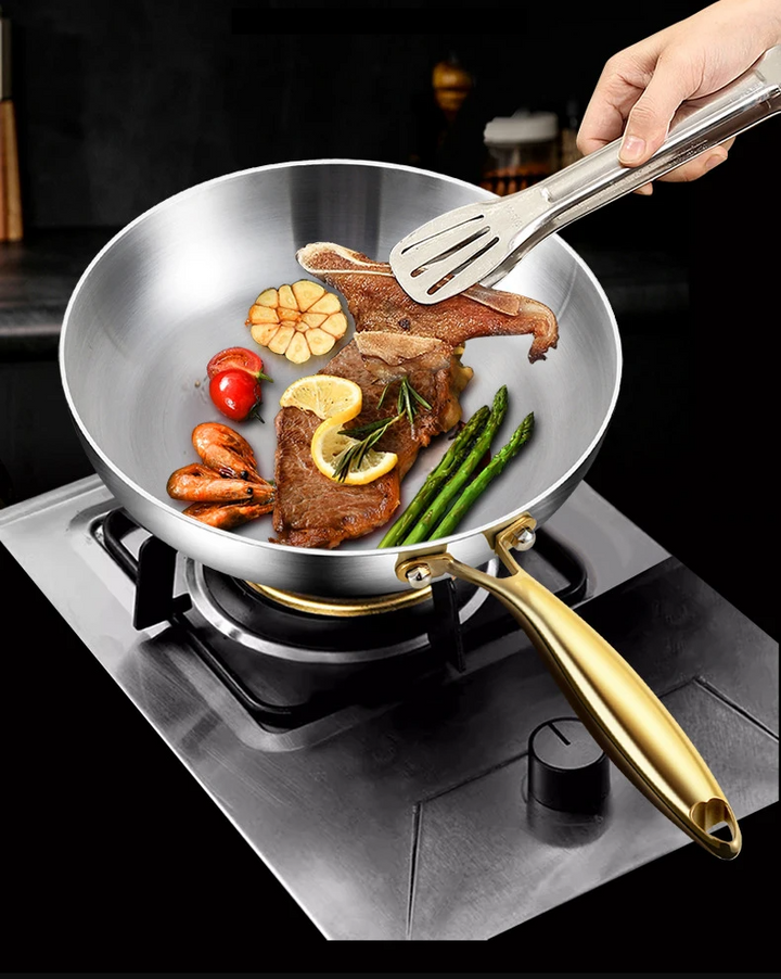 ChefSteel – Professional Stainless Steel Frying Pan for Gas & Induction Stornfield