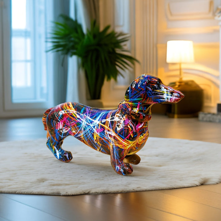 Stornfield | Graffiti Dachshund Sculpture