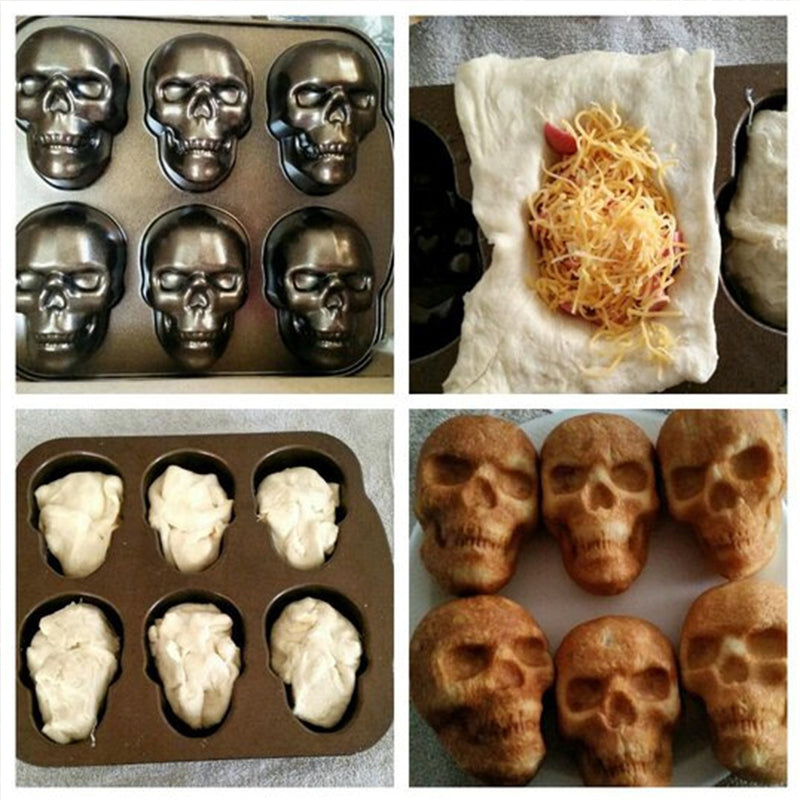 3D Skull Mold - Aluminum Cake Pan | Stornfield