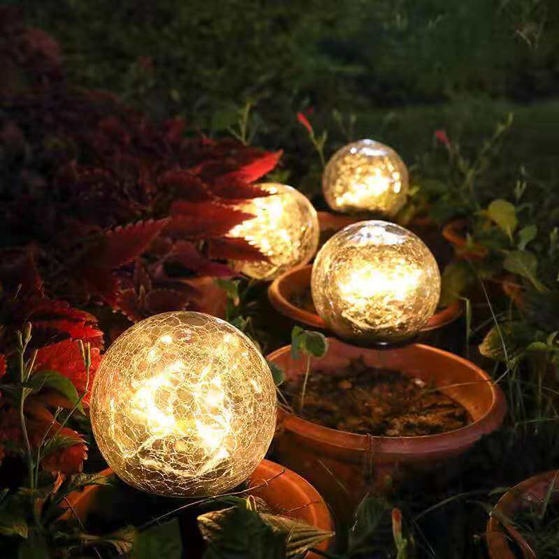 Solar Modern Minimalist Glass Floor Decoration LED Outdoor Landscape Light | Stornfield
