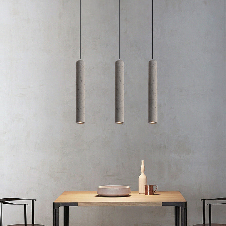 Stornfield | StoneCast Industrial Concrete Cylindrical Sconce | 1-Light | Smooth or Rough Surface