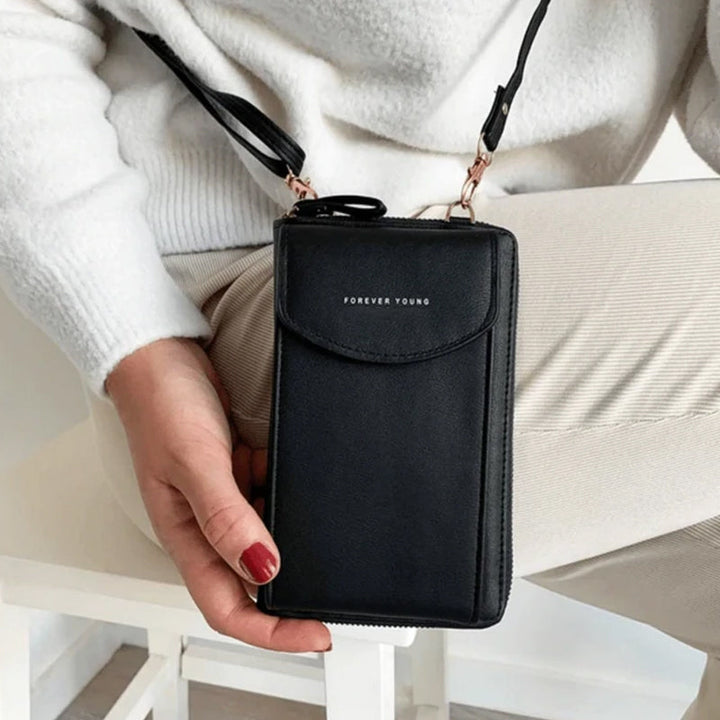 First-class phone case/shoulder bag with zipper | Stornfield