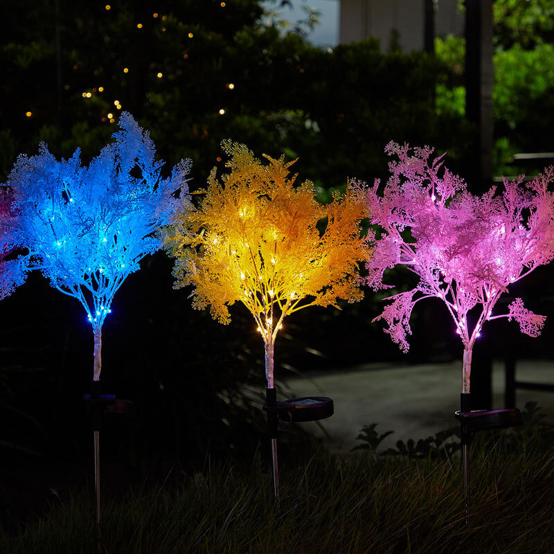 Modern Creative Colorful Simulation Fog Solar LED Outdoor Patio Lawn Ground Insert Landscape Light | Stornfield
