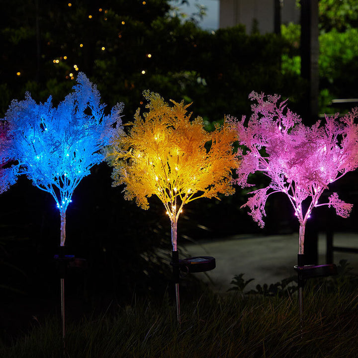 Modern Creative Colorful Simulation Fog Solar LED Outdoor Patio Lawn Ground Insert Landscape Light | Stornfield