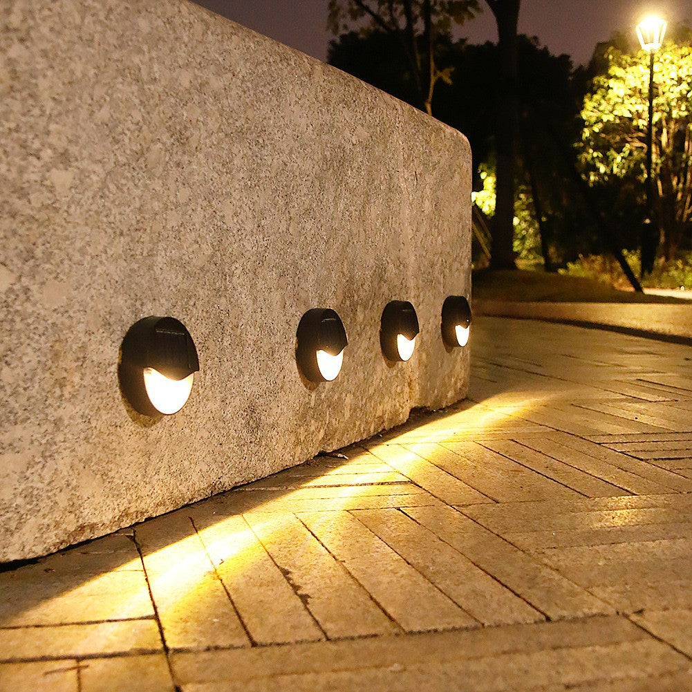 Outdoor Solar Round Square LED Waterproof Patio Step Light | Stornfield