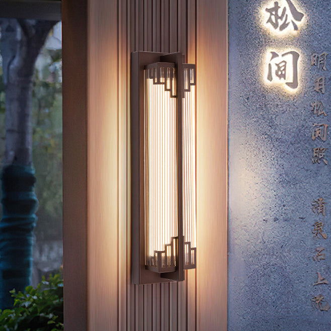 Stornfield | LumaRay Waterproof LED Wall Light | Stainless Steel Glass | Rectangular | Outdoor Terrace Lighting