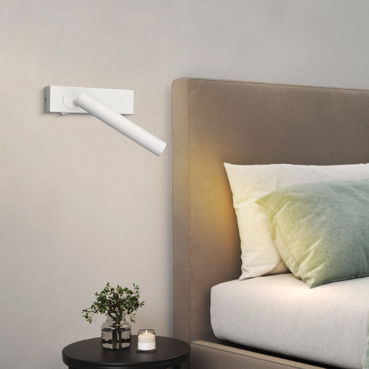 Stornfield | LumeFocus Applique Murale LED Rectangulaire | Angle Ajustable | Design Minimaliste | Lampe de Lecture | Lumière Chaude