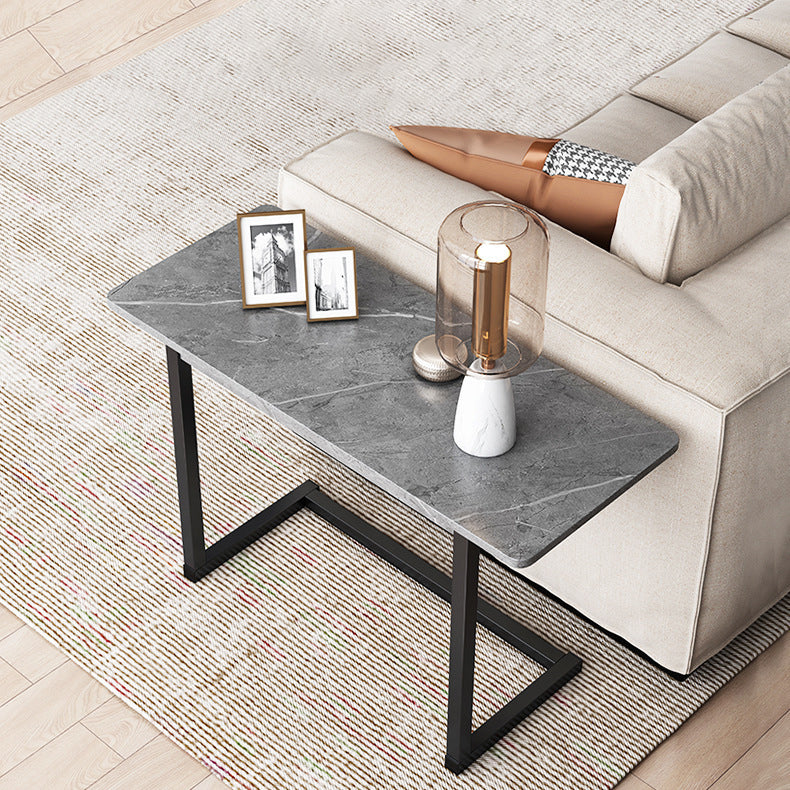 Stornfield | ModernoCurve C-Side Table | MDF Top | Modern Design | Space Saving | Perfect for Living Room & Bedroom