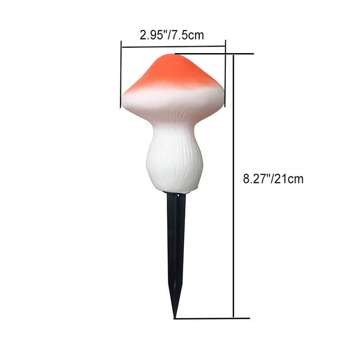 Solar Outdoor Mushroom Shape LED Garden Lawn Ground Insert Landscape Light | Stornfield