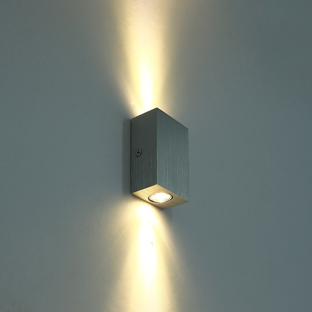Modern Simplicity Waterproof Aluminum Cubic LED Wall Sconce Lamp For Outdoor Patio | Stornfield