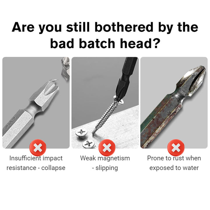 D1 Anti-Slip and Shockproof Bits with Phillips Screwdriver Bits | Stornfield
