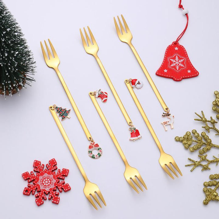 Christmas Decorations for Home - Christmas Metal Spoon Gift Set | Stornfield