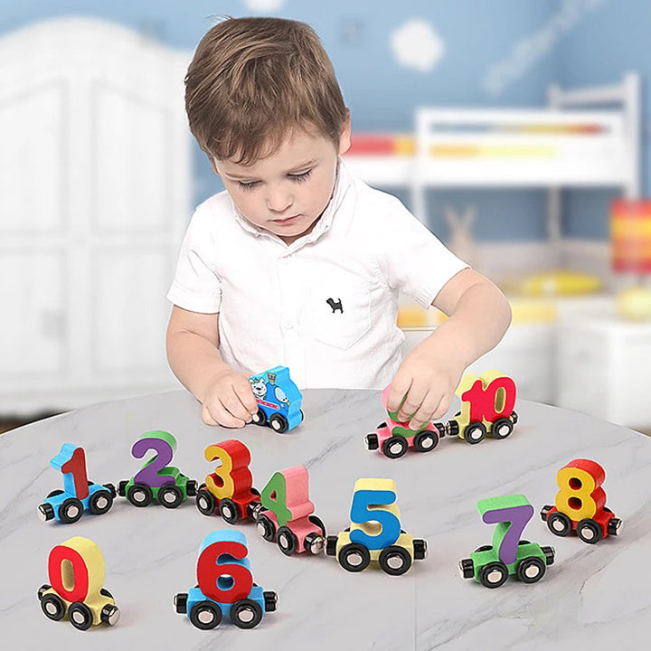 Stornfield Wooden Digital Pull Toy