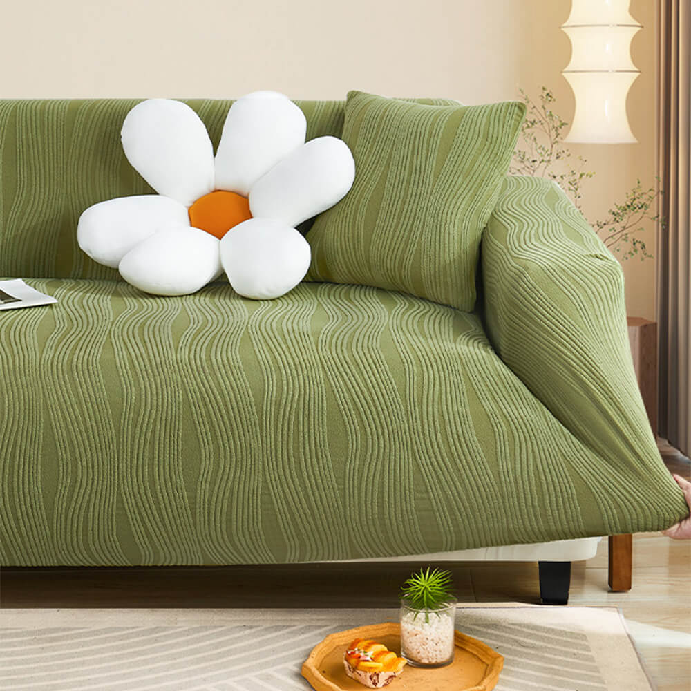 Jacquard Stretch Full-Cover Anti-scratch Couch Cover Soft Pet-Friendly | Stornfield