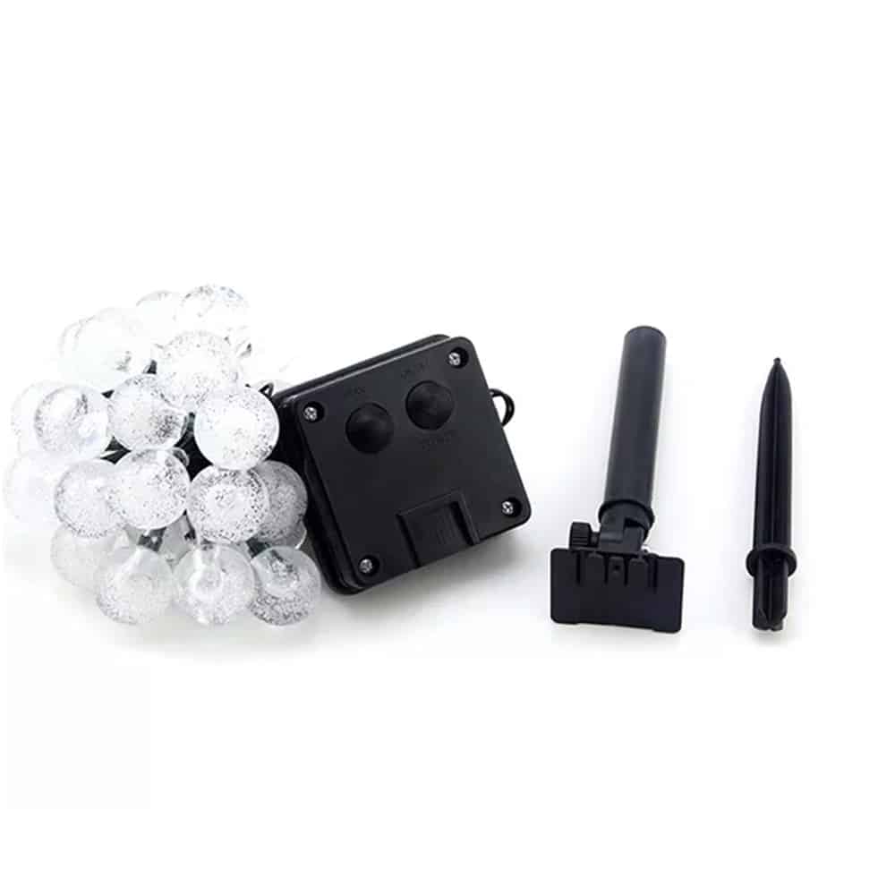 Solar string lights with ball lights - 5M-20 LED / 7M-50 LED / 12M-100 LED | Stornfield
