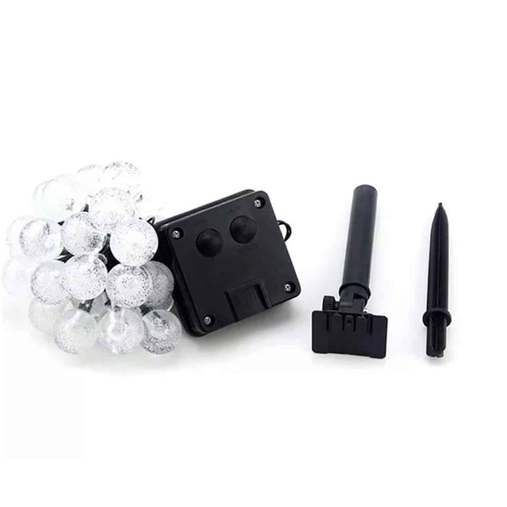 Solar string lights with ball lights - 5M-20 LED / 7M-50 LED / 12M-100 LED | Stornfield