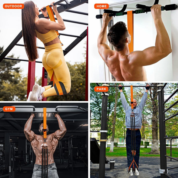 Pull-up assistance band with double foot system | Stornfield