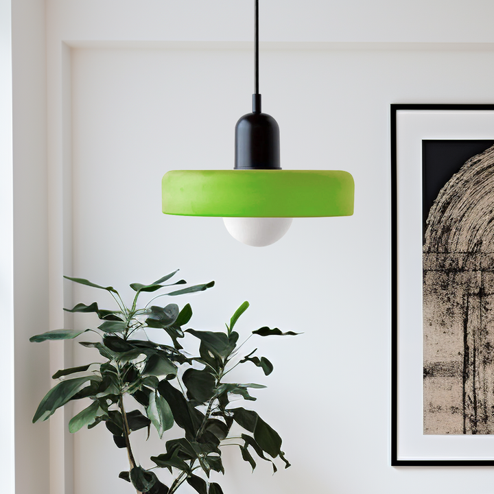Colorful Bauhaus-Style Pendant Lamp - StiloGlas | Stornfield