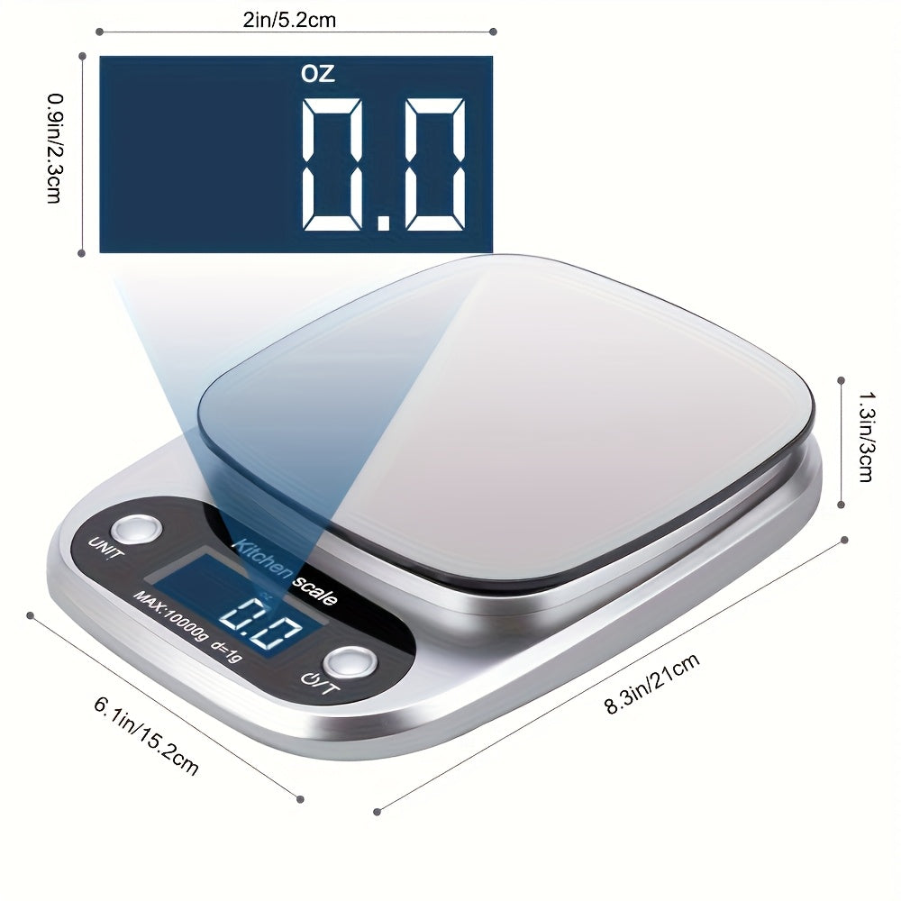 Digital kitchen scale stainless steel | Stornfield