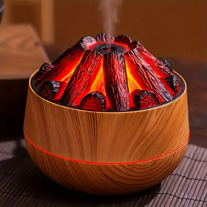 Stornfield | Fire Diffuser - Simulated Charcoal Mini Air Humidifier with Realistic Flame Effect