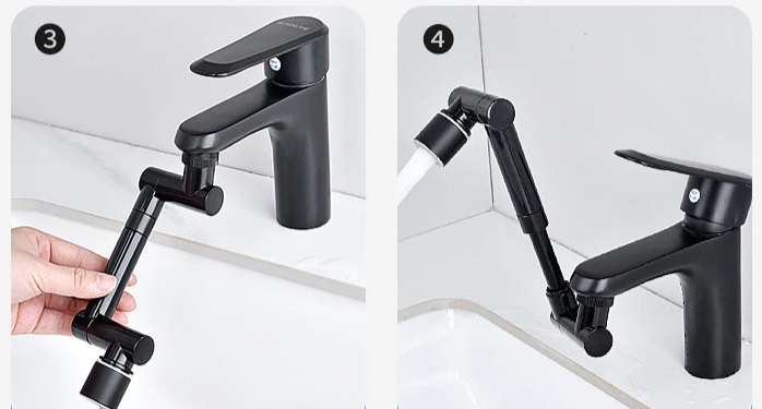 FlexiFlow 360° Rotating and Extendable Faucet Head Stornfield