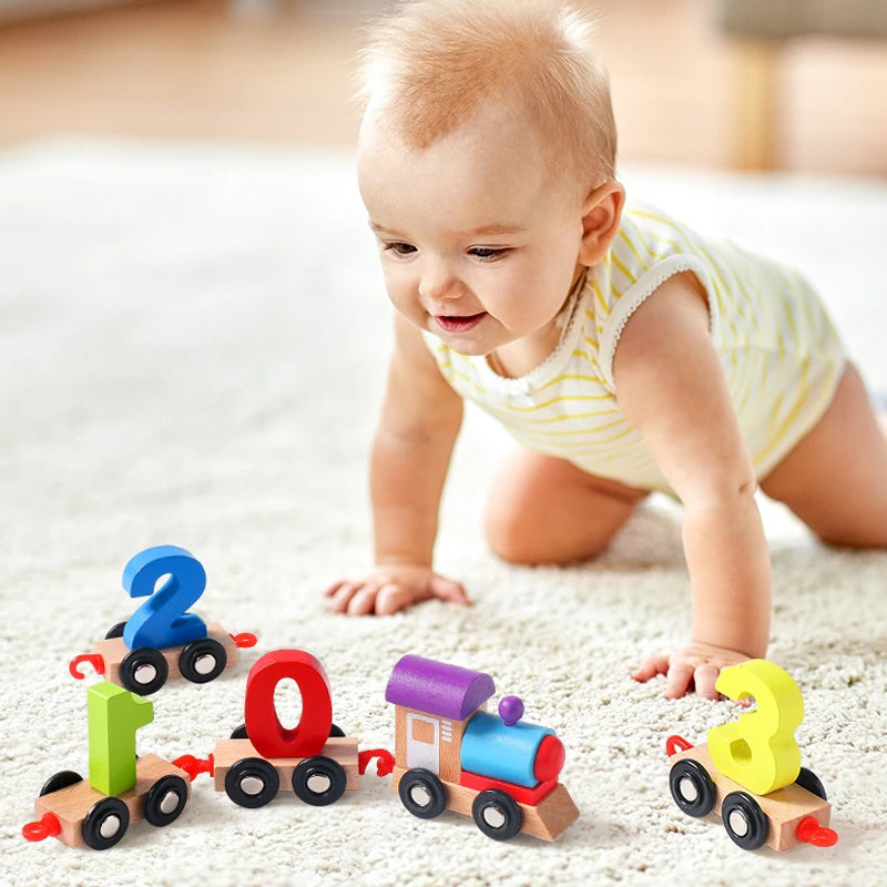 Stornfield Wooden Digital Pull Toy
