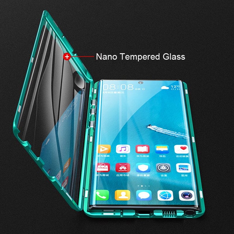 Stornfield | Double-Sided Magnetic Tempered Glass Phone Case for Samsung