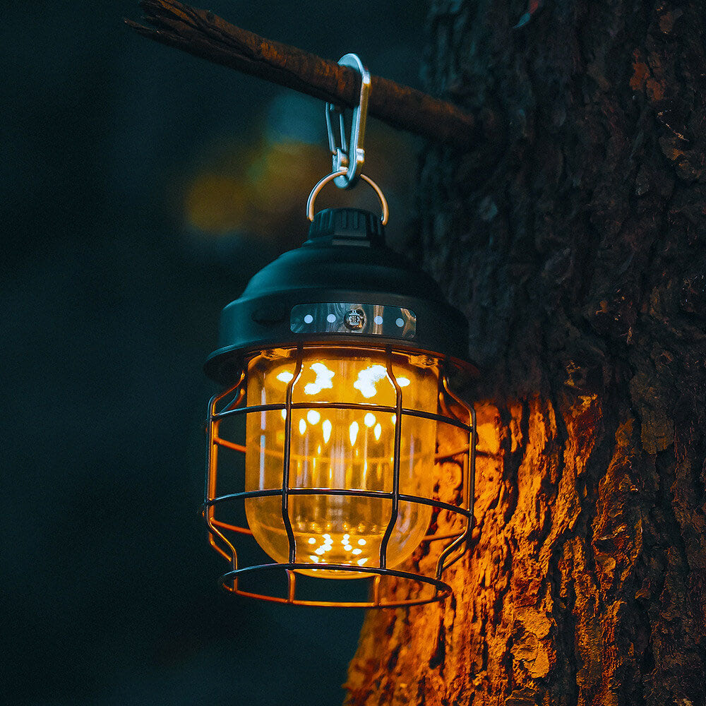 Outdoor Camping Wrought Iron LED Light | Stornfield