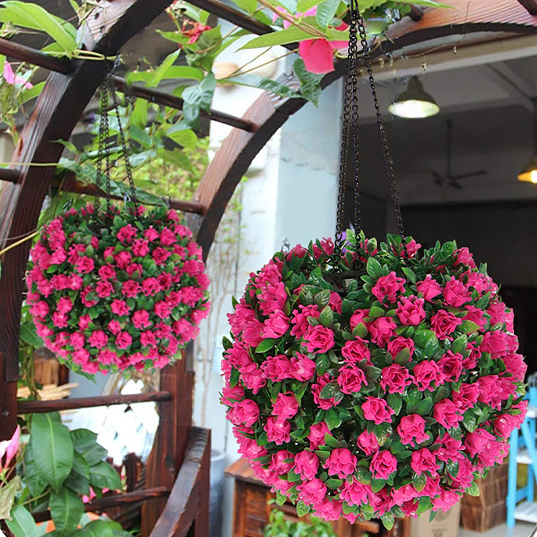 Contemporary Creative Waterproof Solar Flower Globe Plastic LED Outdoor Light For Garden | Stornfield