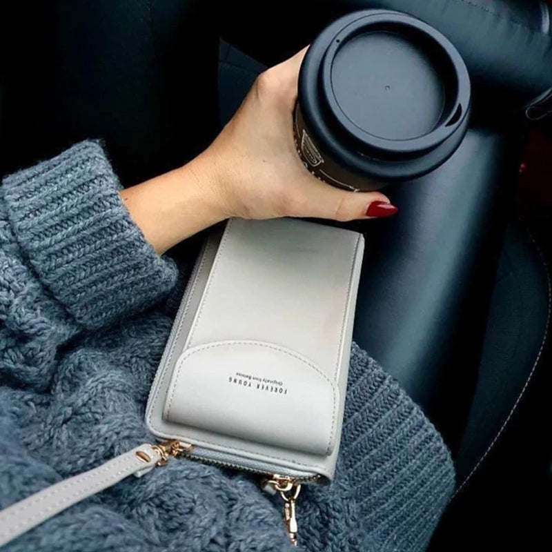 First-class phone case/shoulder bag with zipper | Stornfield