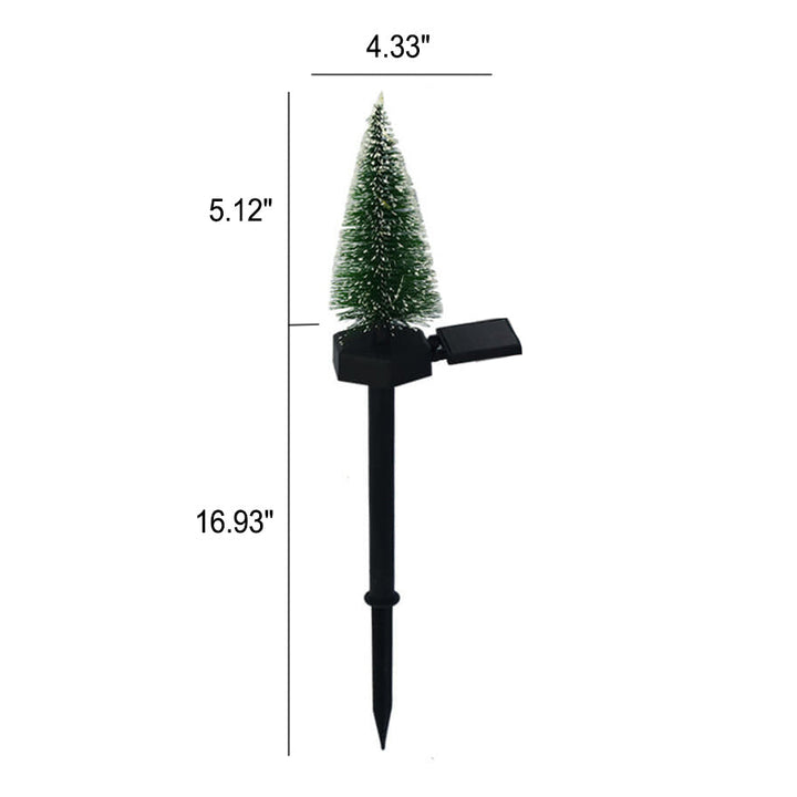 Modern Solar Christmas Tree Ground Insert Lawn Decoration Landscape Light | Stornfield