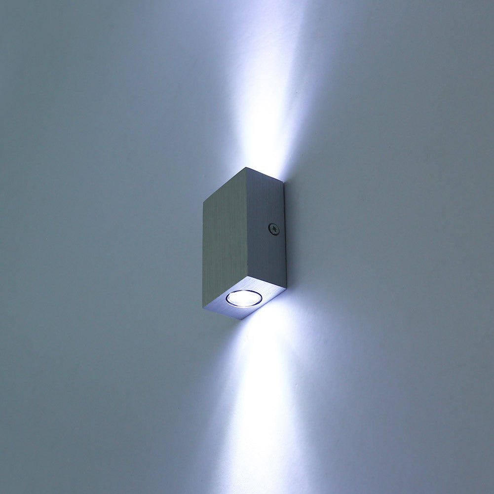 Modern Simplicity Waterproof Aluminum Cubic LED Wall Sconce Lamp For Outdoor Patio | Stornfield
