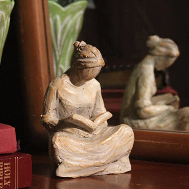 Stornfield | Sweet Hour of Prayer, beautiful hand-cast inspiring sculpture of a praying woman