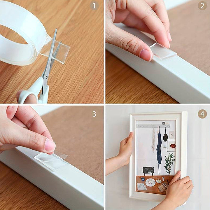 Reusable strong double-sided tape | Stornfield