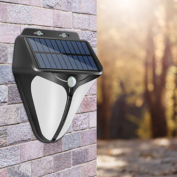 Stornfield | Lampe murale LED extérieure étanche avec capteur de corps intelligent triangle solaire