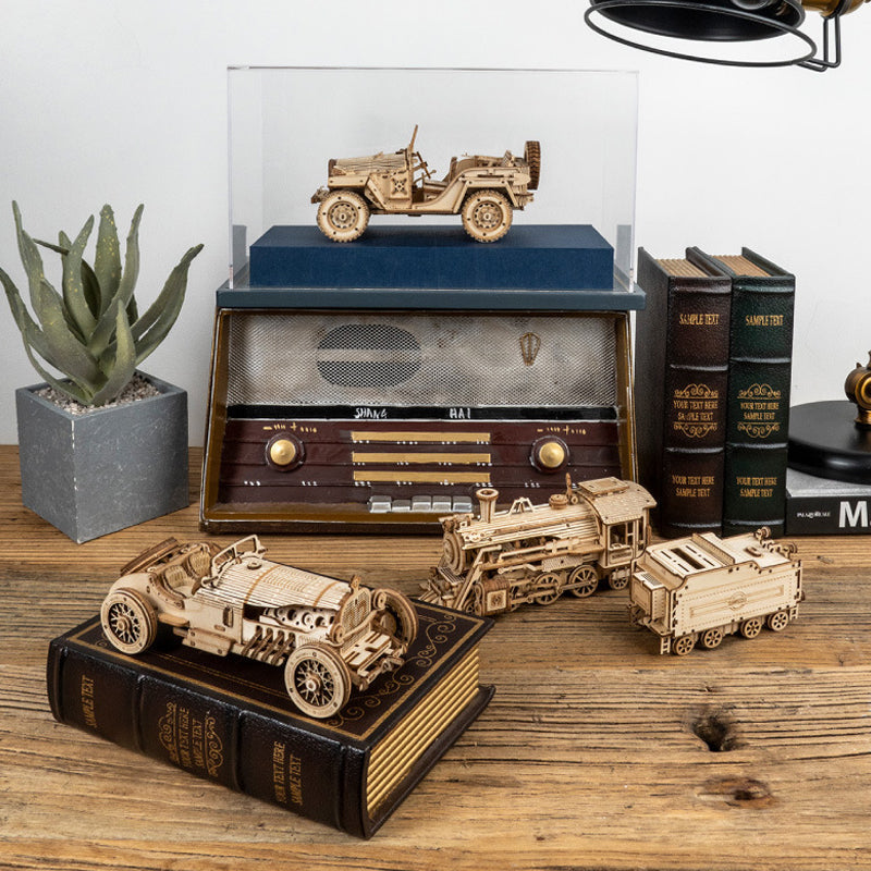 Super Wooden Mechanical Model Puzzle Set | Stornfield