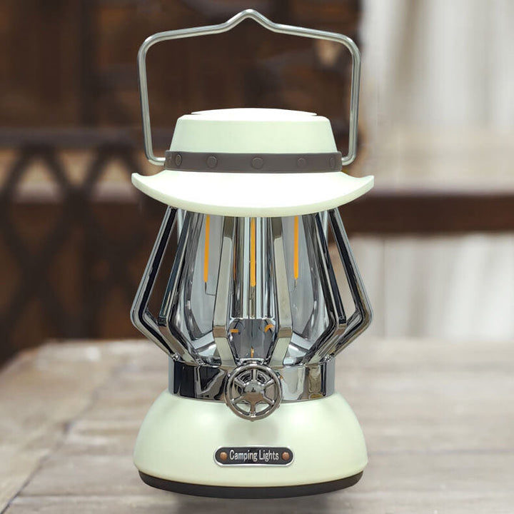 Modern Handheld Metal Texture Camping LED Outdoor Light | Stornfield
