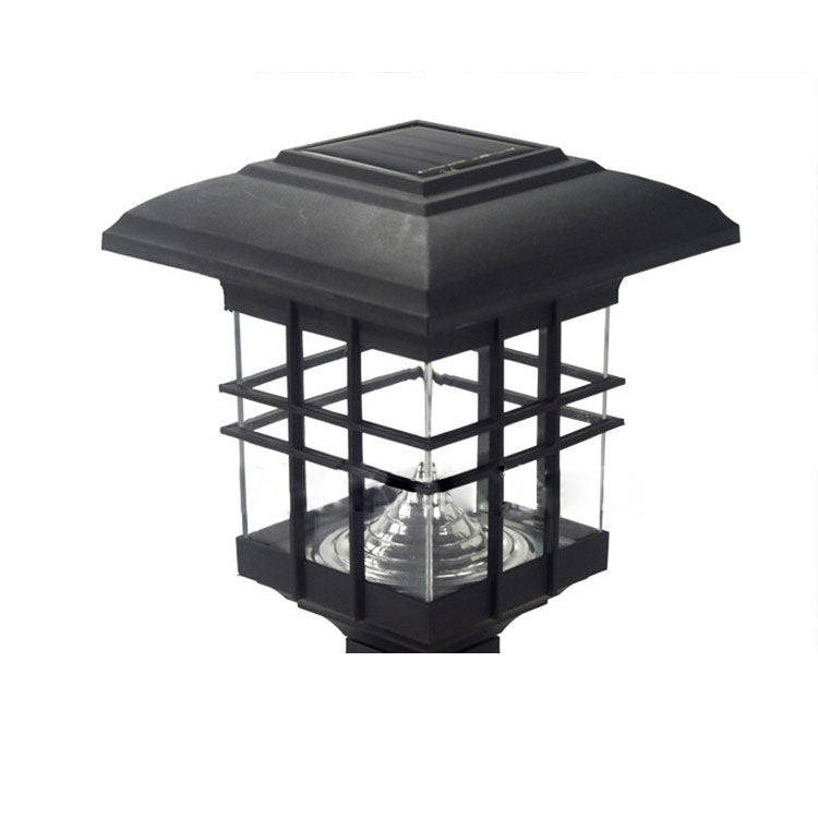 Modern Simplicity Solar Square Pillar LED Outdoor Lawn Landscape For Garden | Stornfield