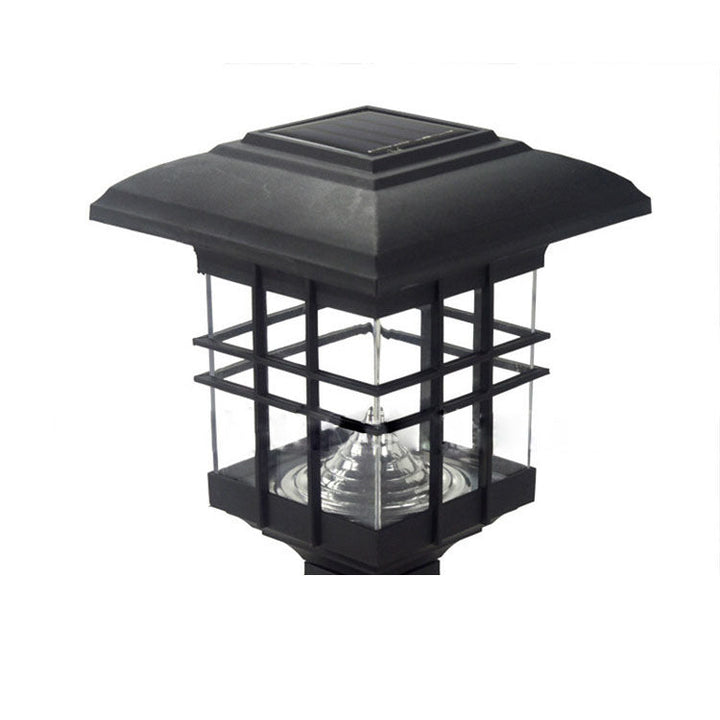 Modern Simplicity Solar Square Pillar LED Outdoor Lawn Landscape For Garden | Stornfield