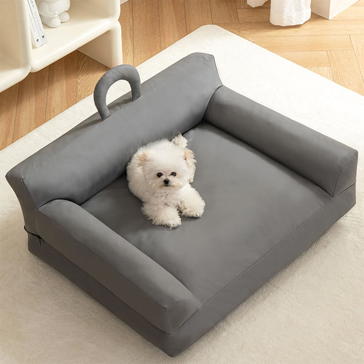 Elevated Pet Sofa Bed Stylish Waterproof Ergonomic Comfort | Stornfield